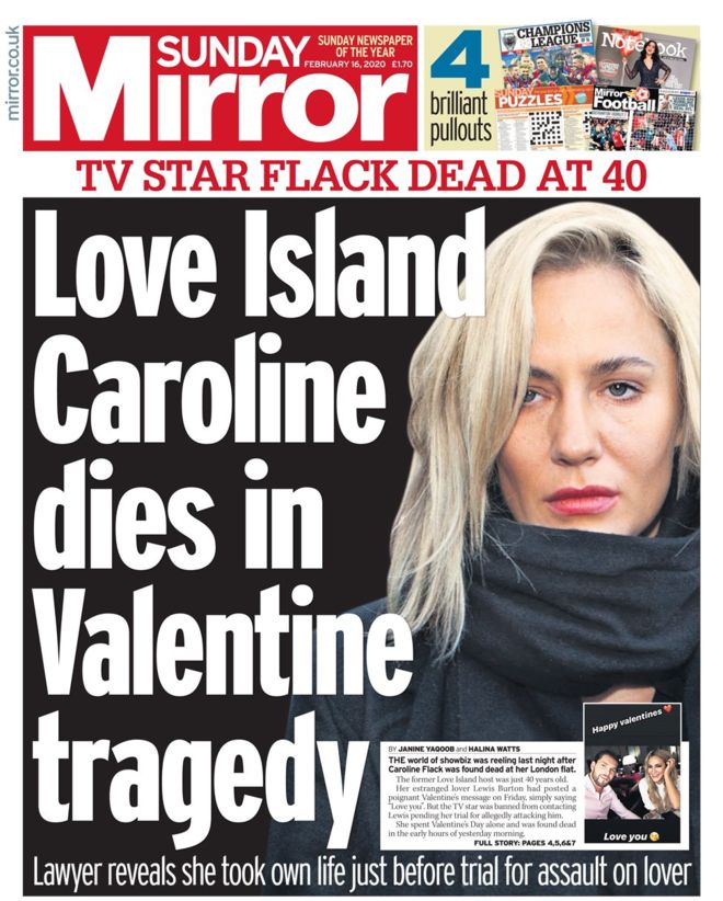 caroline flack death