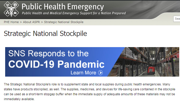 Strategic National Stockpile