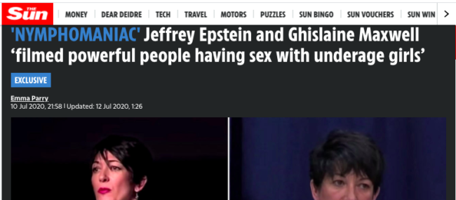 Maxwell films epstein sex