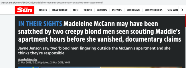 madeleine mccann blond man