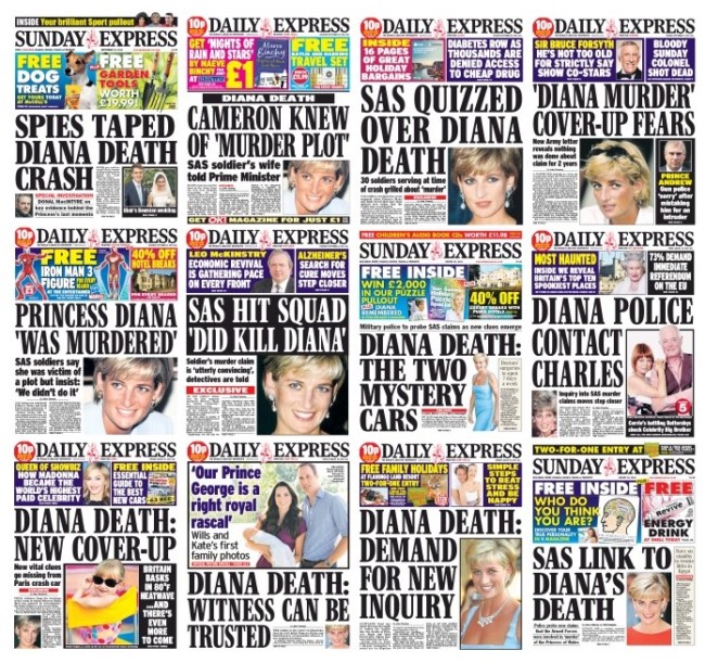 princess diana daily express
