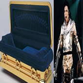 Michael Jackson Coffin Photo